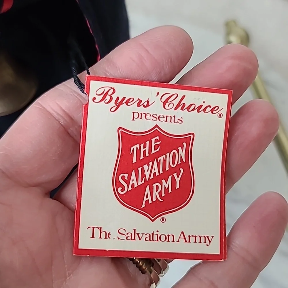 Byers' Choice Caroler Collectible 1993 Salvation Army Lassie with Bell Vintage